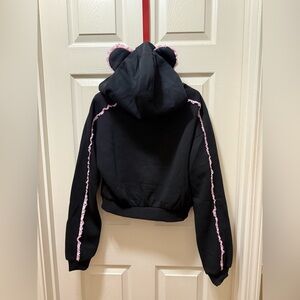 Dolls Kill Sugar Thrillz FAIRY TALE ENDING CROPPED HOODIE